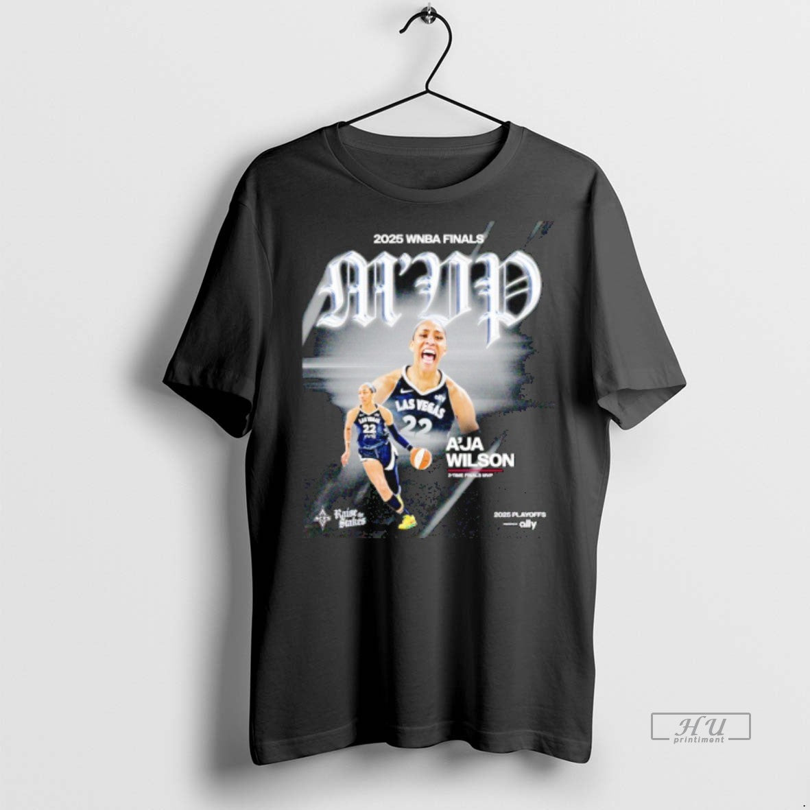 Officials Aja Wilson Wnba Wnba Finals Mvp Las Vegas Aces 2025 Tee Shirt Sweater