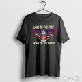 Officials America Tyler Robinson Land Of The Frees Home Of The Brave T Shirt