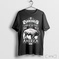 Officials American Buffalo Wild West Western Art T Shirt
