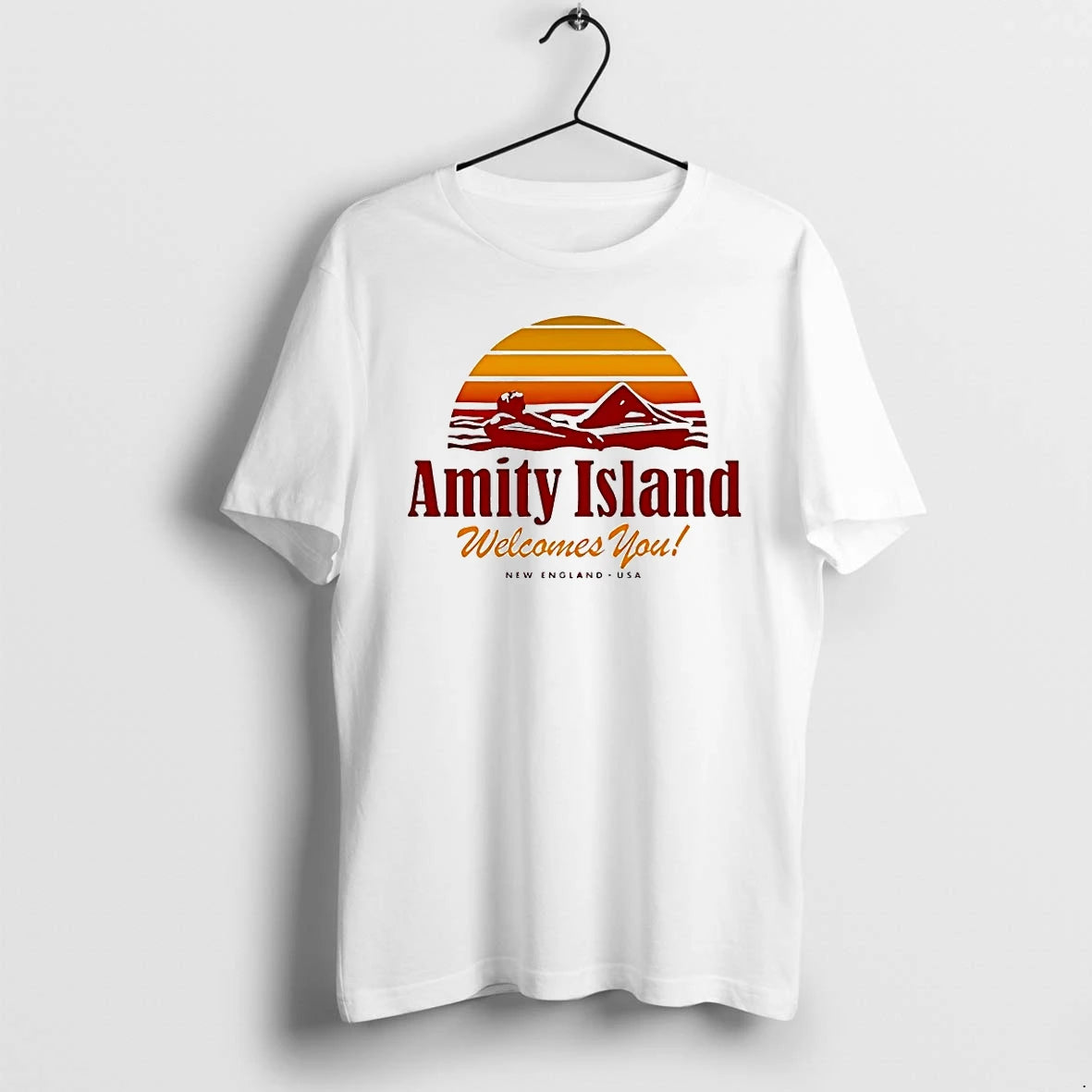 Officials Amity Island Welcomes You New England Usa T Shirt Sweater