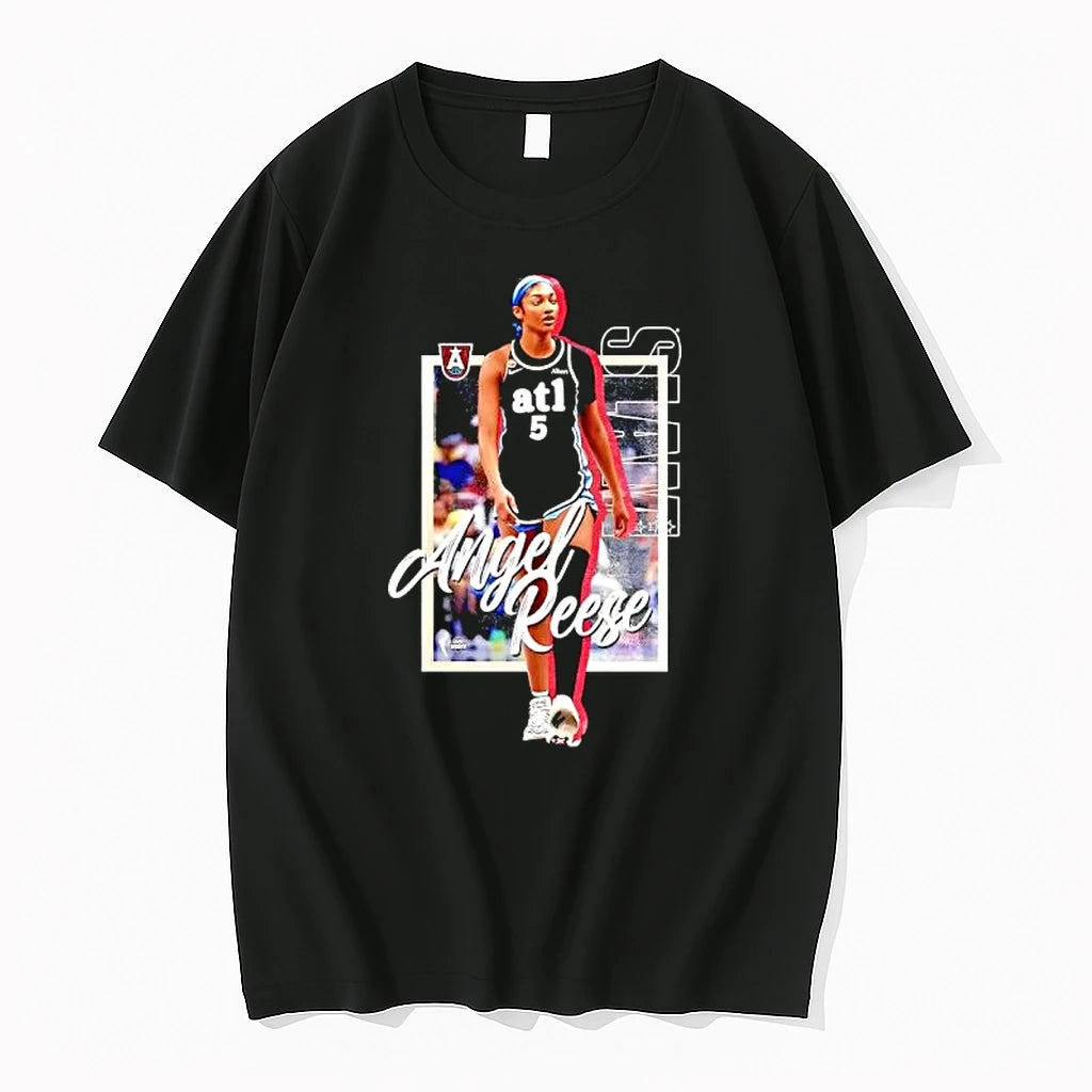 Officials Angel Reese Atlanta Dream No 5 Slam Magazine Premium T Shirt