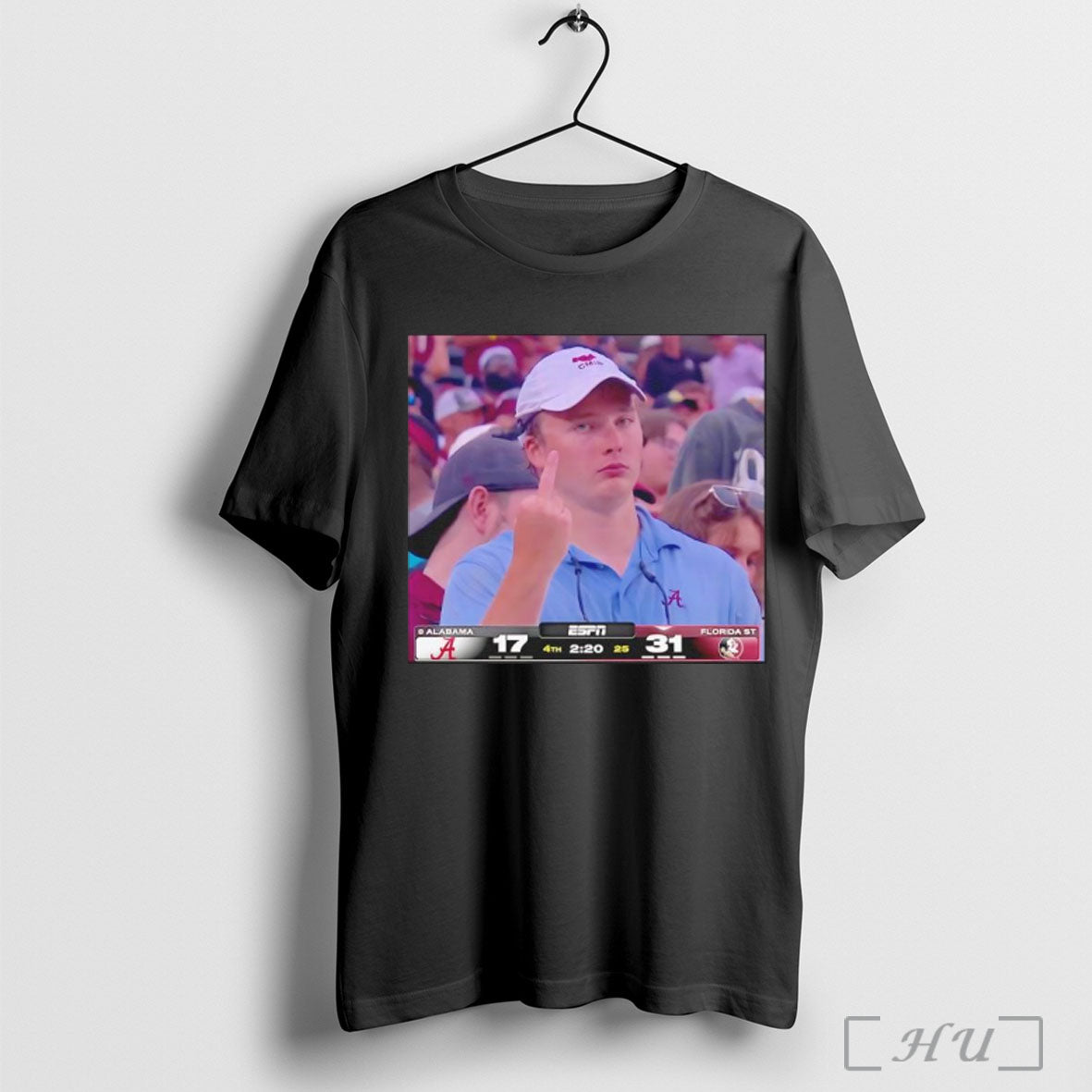 Officials Angry Alabama Vs Florida State Fan Middle Finger T Shirt
