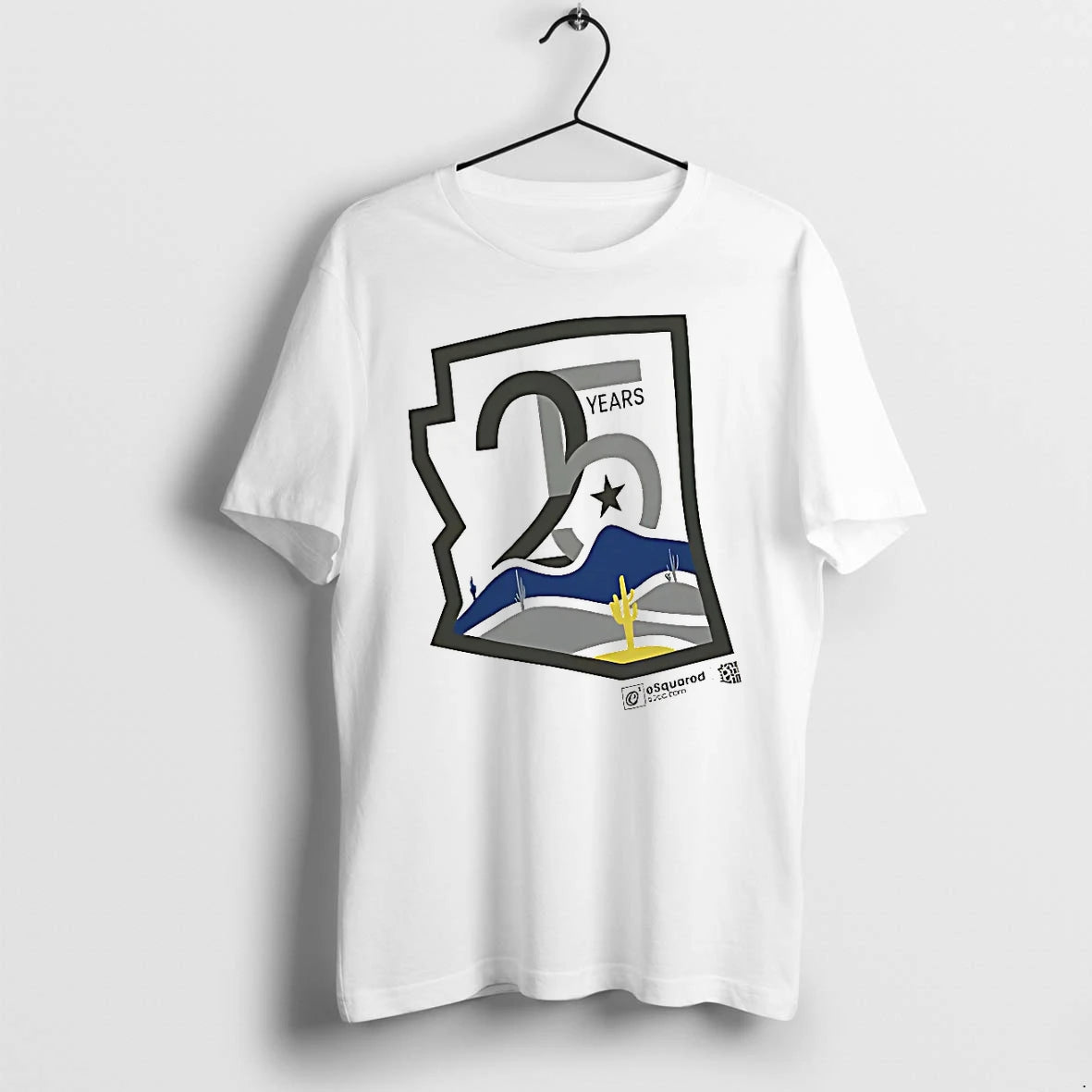 Officials Arizona 25 Years Esquared E2cc Com Desert Mountain Saguaro Cactus State T Shirt Sweater