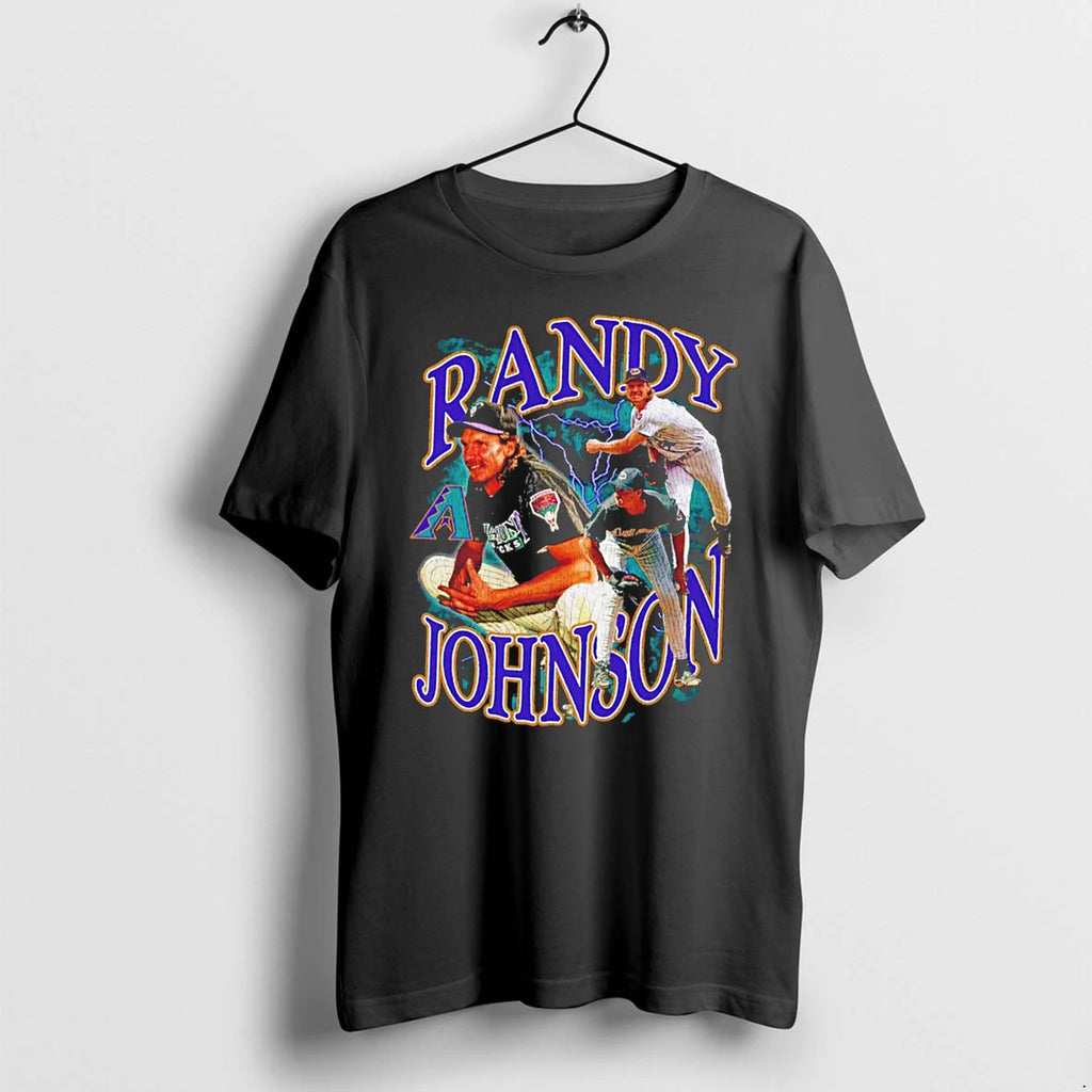 Officials Arizona Diamondbacks Randy Johnson Legendary Collage Player Tee Premium T Shirt