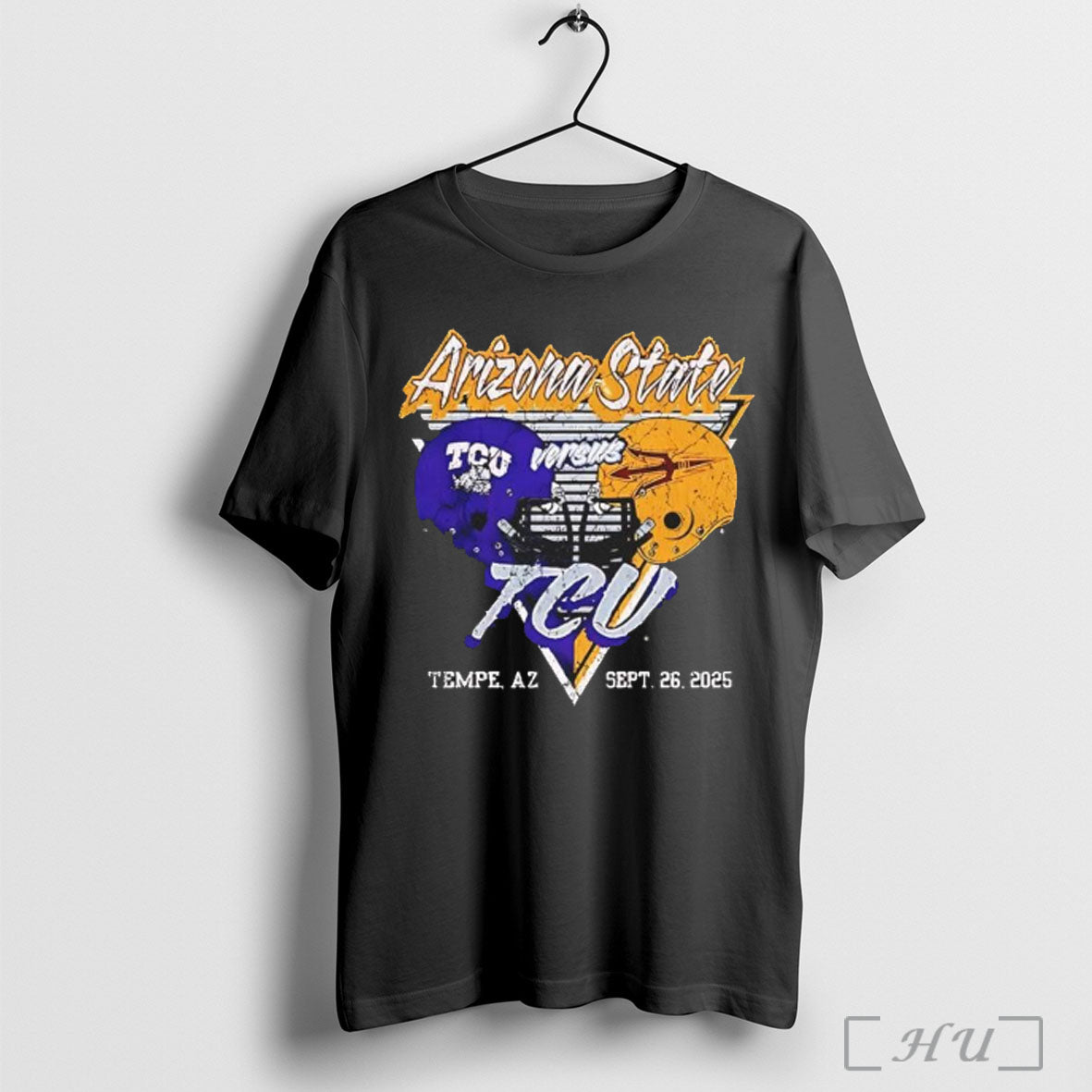 Officials Arizona State Sun Devils Vs Tcu Horned Frogs 2025 T Shirt