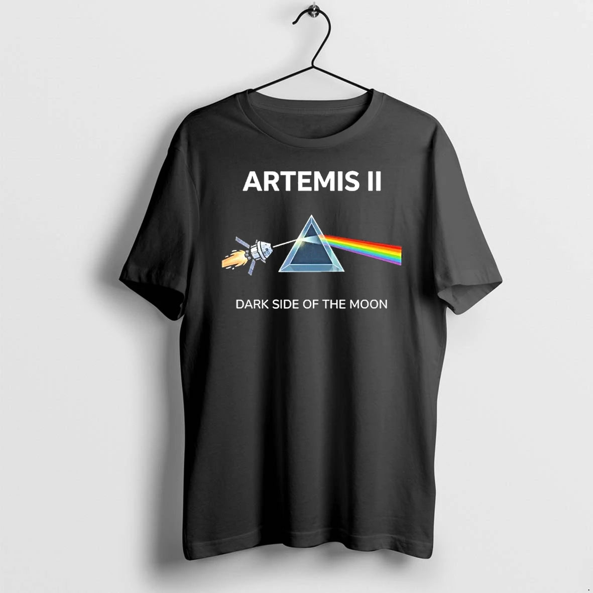 Officials Artemis Ii Dark Side Of The Moon Front T Shirt Sweater