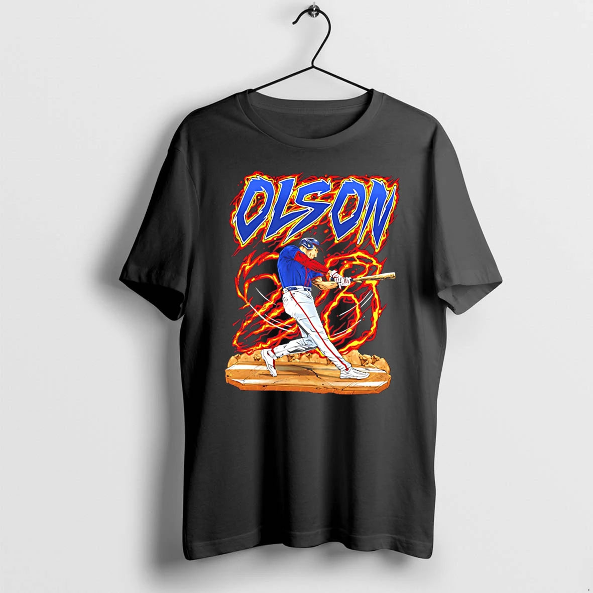 Officials Atlanta Braves Matt Olson Hand Drawn Artwork Tee T Shirt Sweater