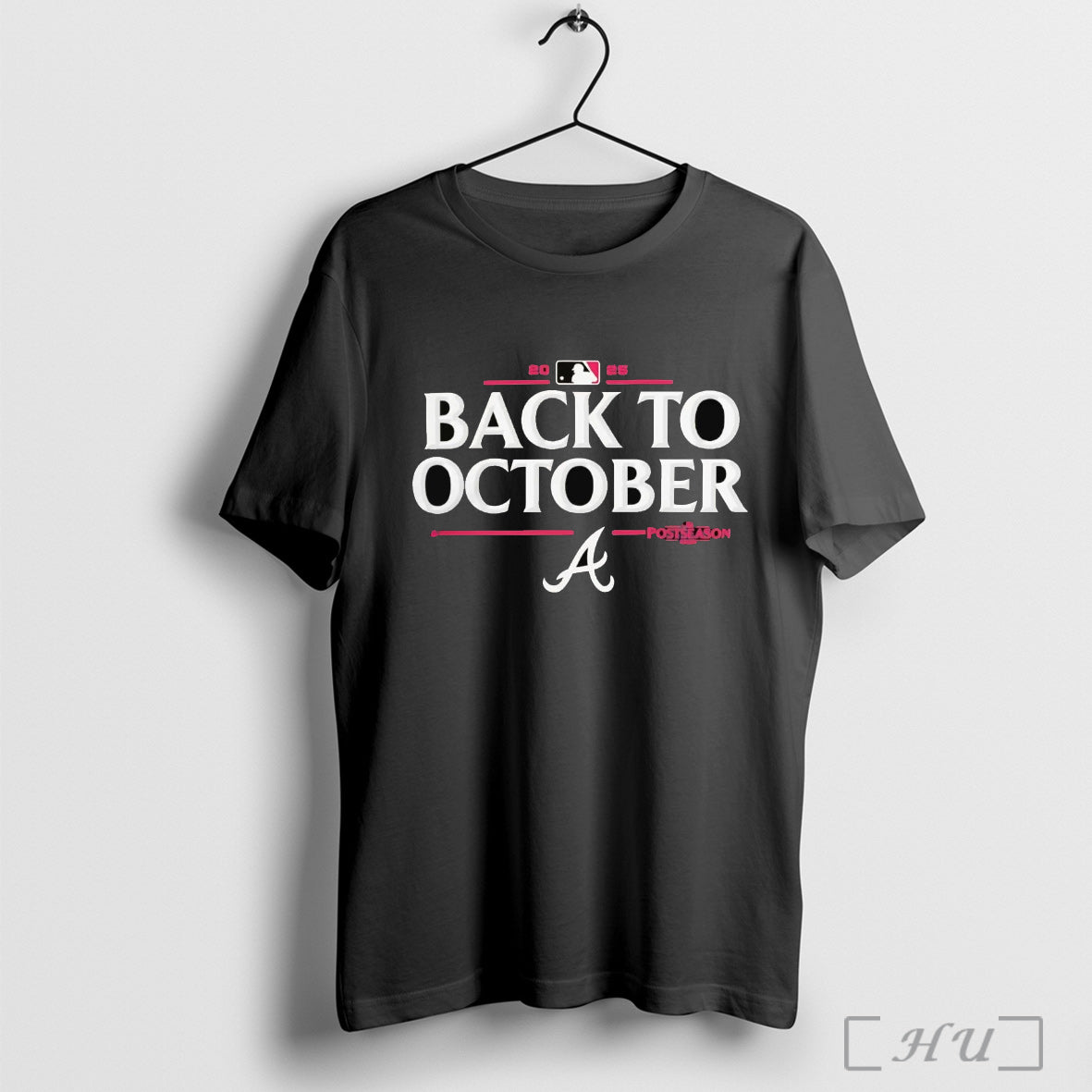 Officials Atlanta Braves Back To October 2025 Mlb Postseason T Shirt