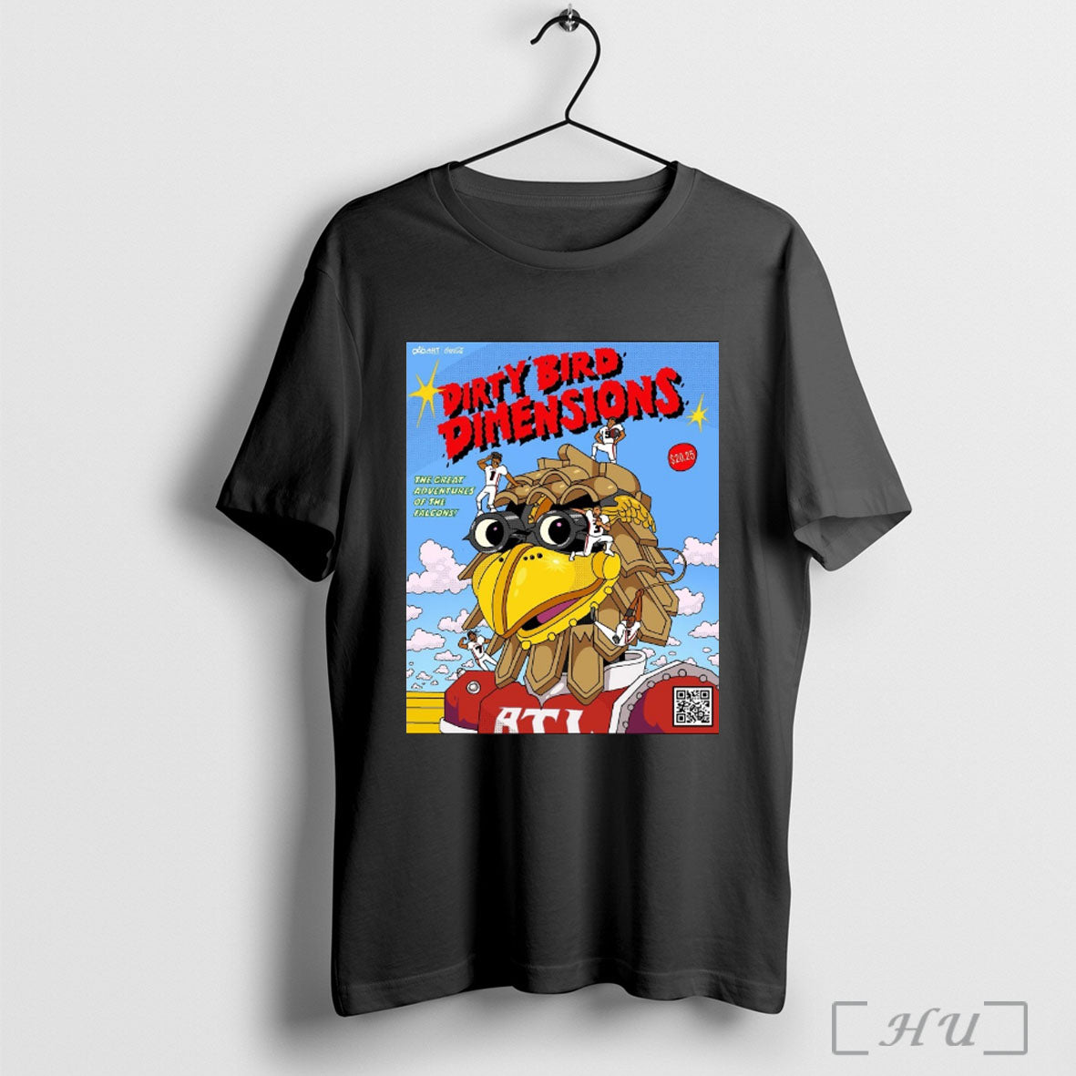 Officials Atlanta Falcons Dirty Bird Dimensions The Great Adventures Of The Falcons T Shirt