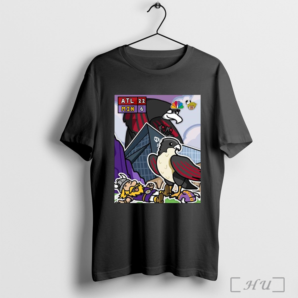 Officials Atlanta Falcons Take Out Minnesota Vikings 22 6 Final Score T Shirt