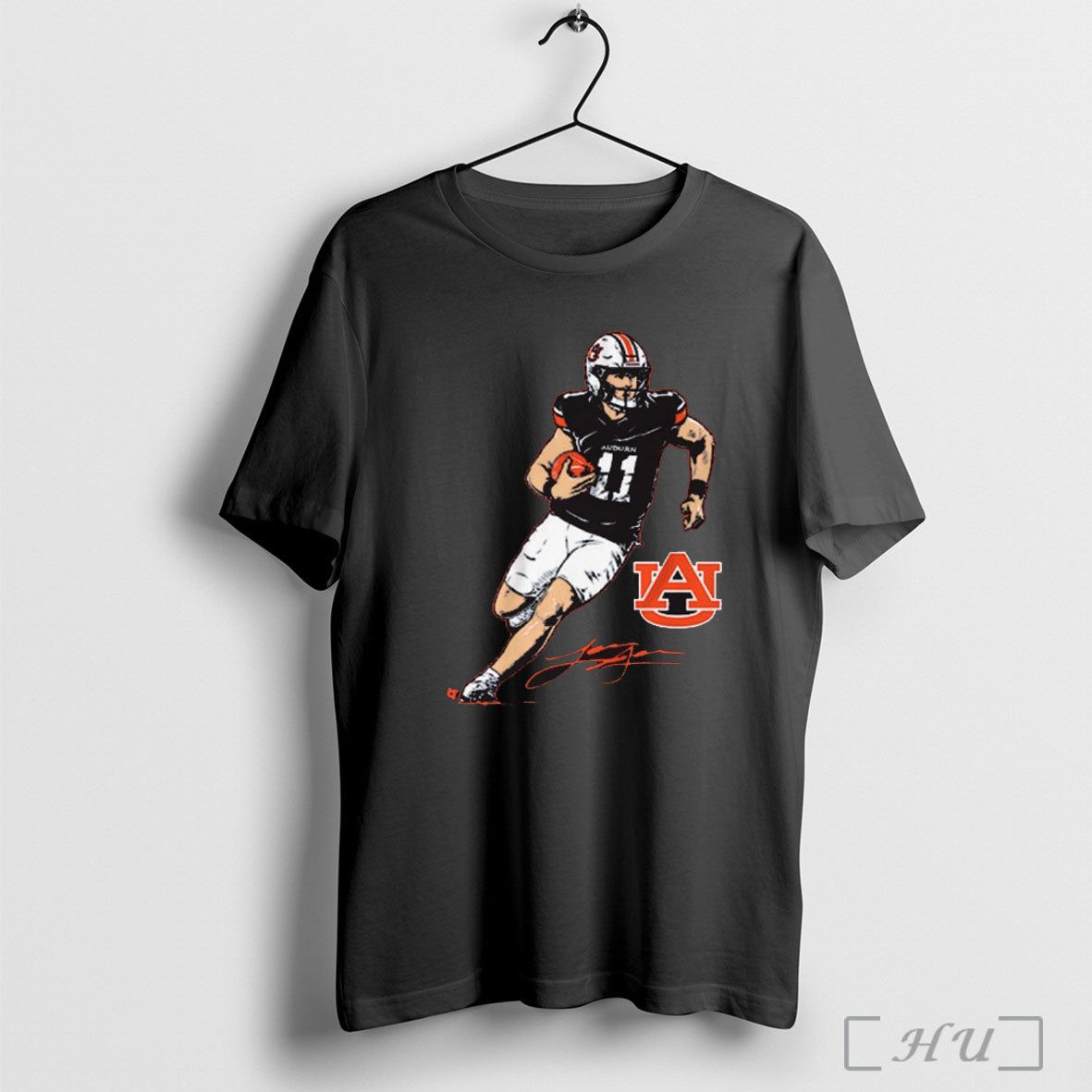 Officials Auburn Tigers Football Jackson Arnold Superstar Pose Signature T Shirt