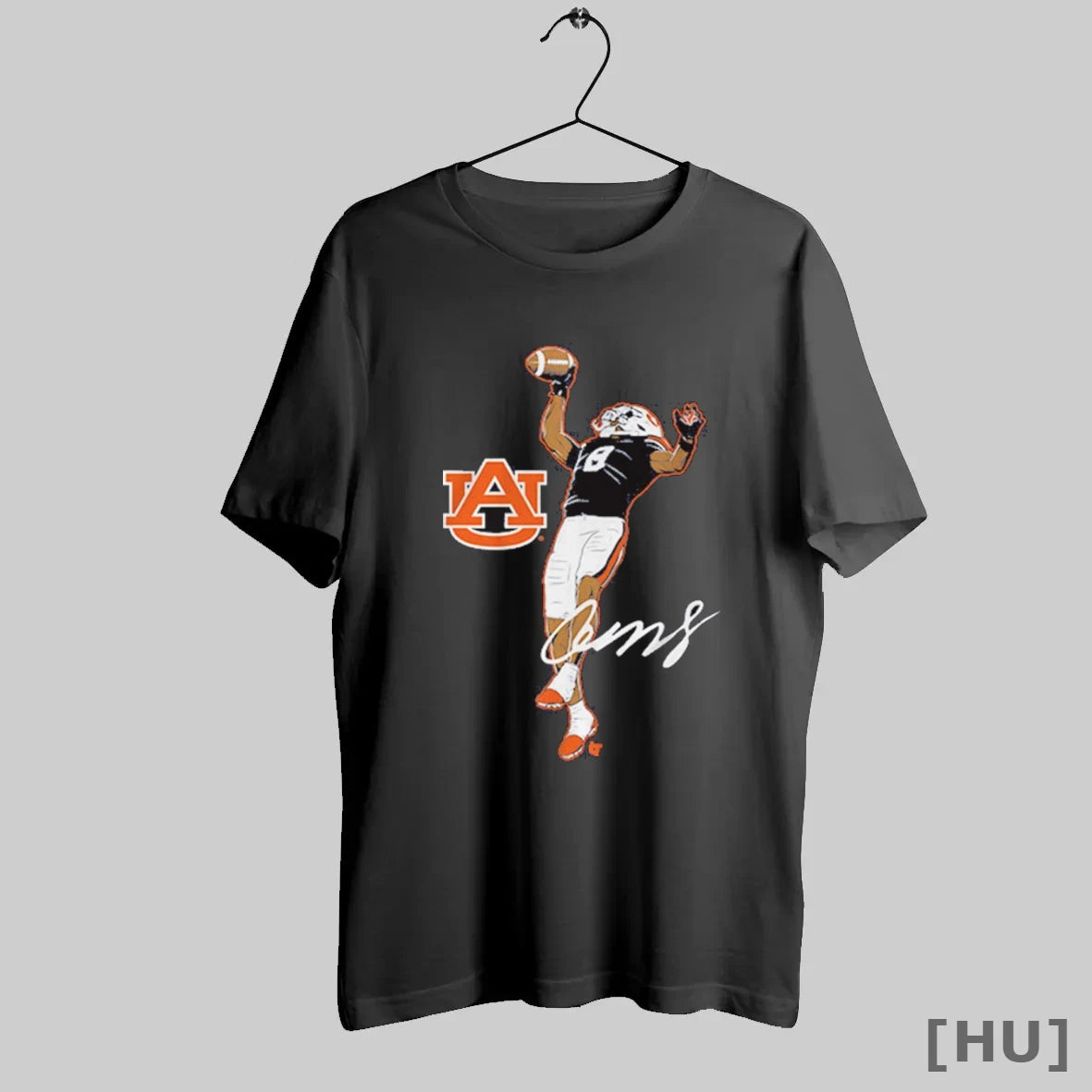 Officials Auburn Tigers Football Ncaa Cam Coleman Superstar Pose Signature T Shirt