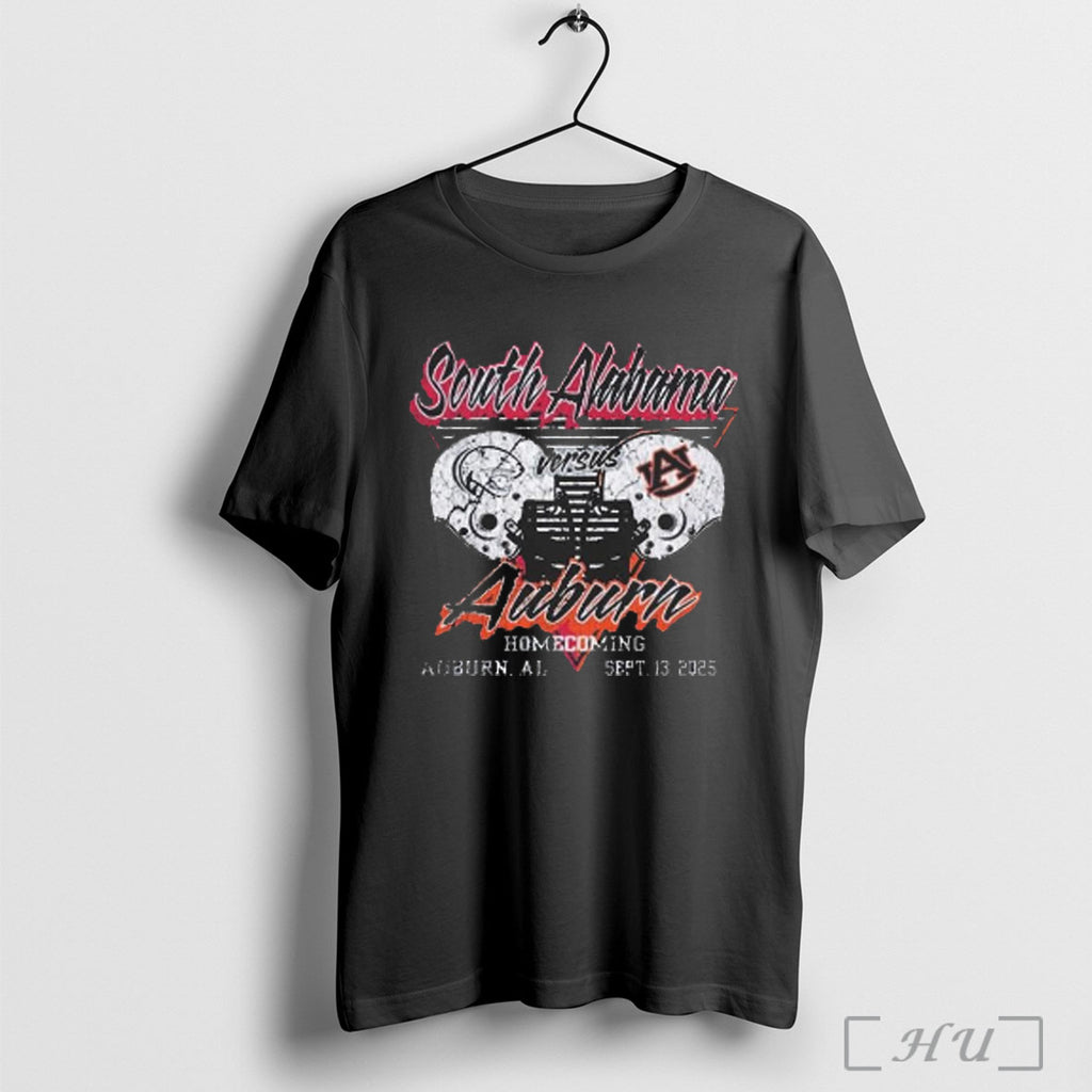 Officials Auburn Tigers Vs South Alabama 2025 Homecoming T Shirt