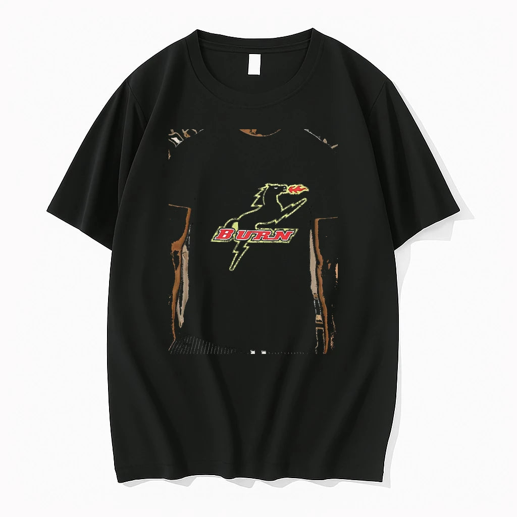 Officials Awesome Fire Breathing Horse Logo Burn Team Premium T Shirt