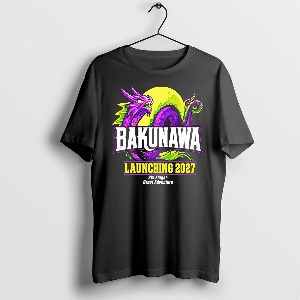 Officials Bakunawa Six Flags Great Adventure Dragon Launching 2027 Women Premium T Shirt