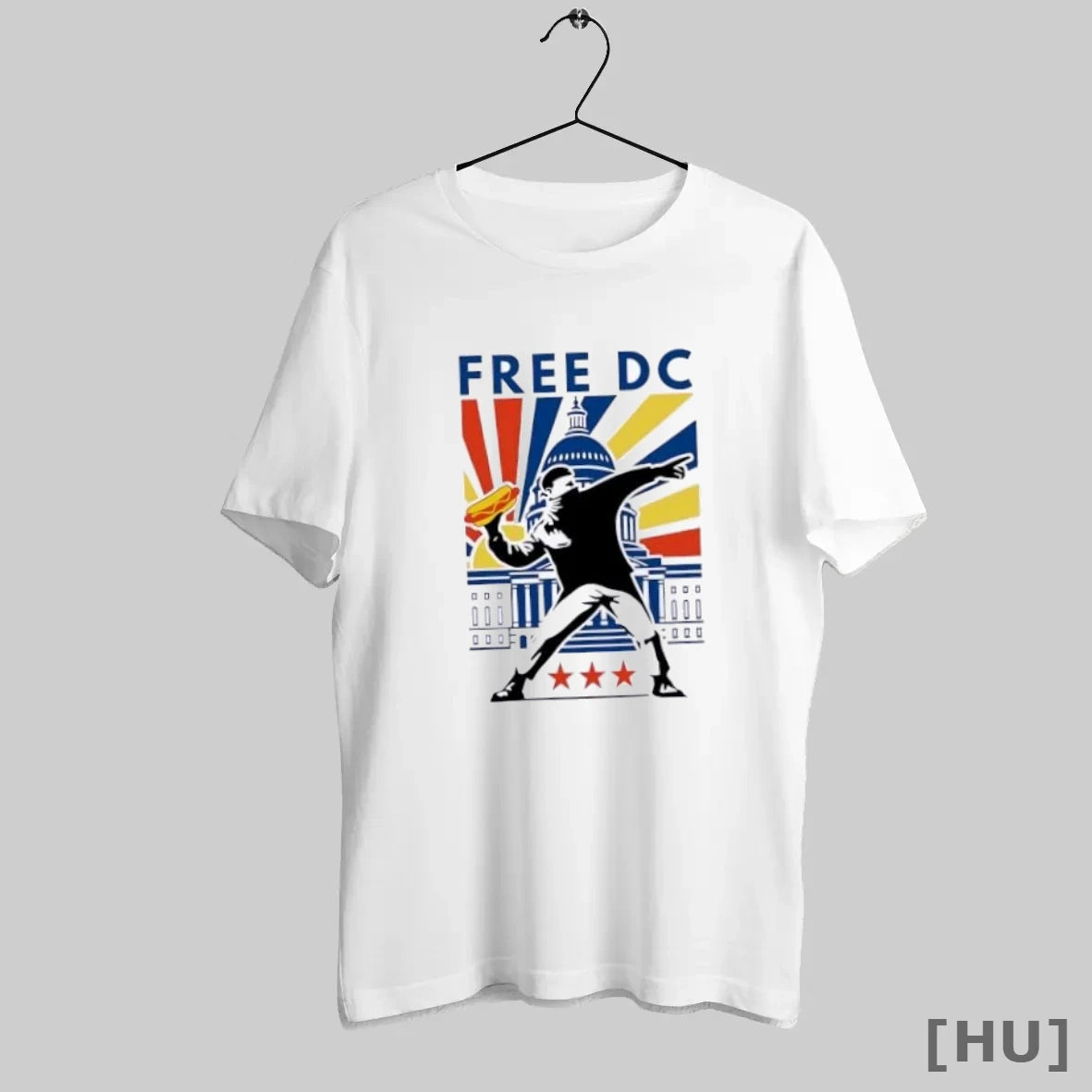 Officials Banksy Inspired Free Dc Sandwich Thrower T Shirt