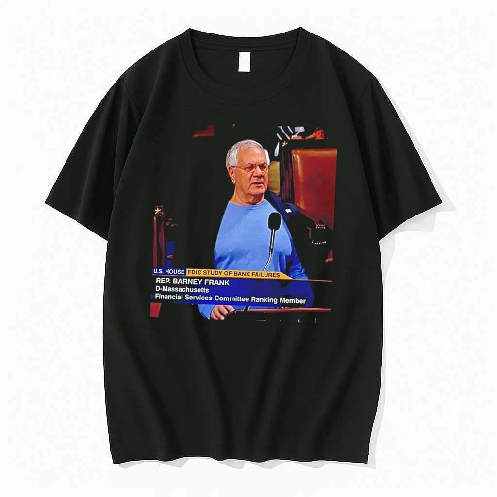 Officials Barney Frank Blue Fdic Study Of Bank Failures Tee T Shirt Sweater