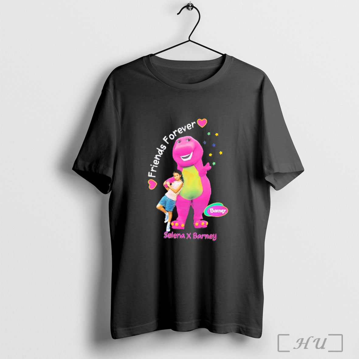 Officials Barney X Selena Gomez Friends Forever I Love You T Shirt