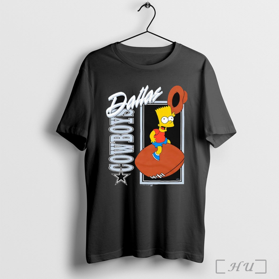 Officials Bart The Simpsons X Dallas Cowboys T Shirt