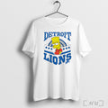 Officials Bart The Simpsons X Detroit Lions T Shirt
