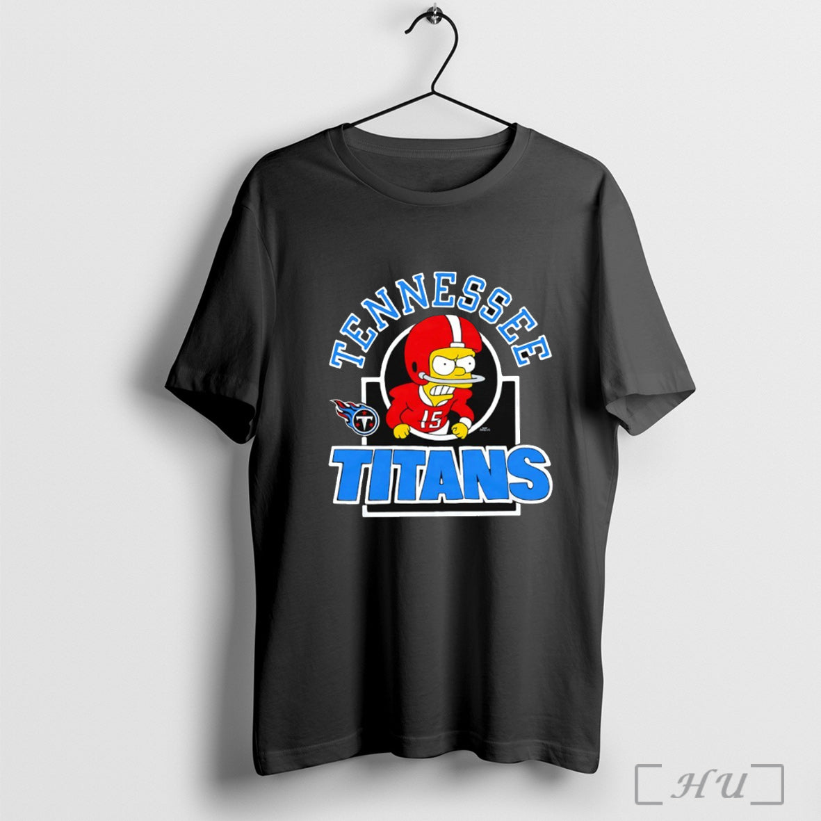 Officials Bart The Simpsons X Tennessee Titans T Shirt