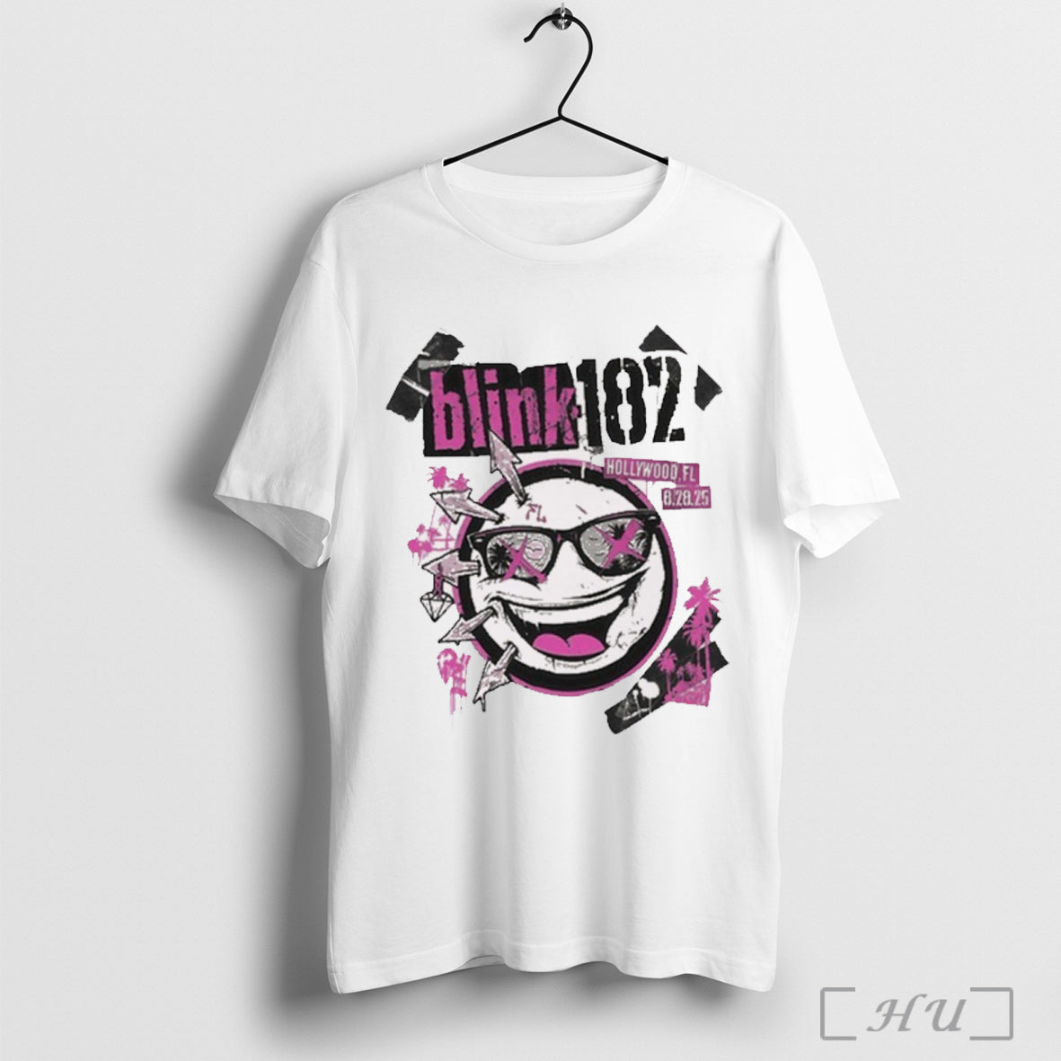Officials Blink 182 At Hard Rock Florida Live On August 28 2025 T Shirt