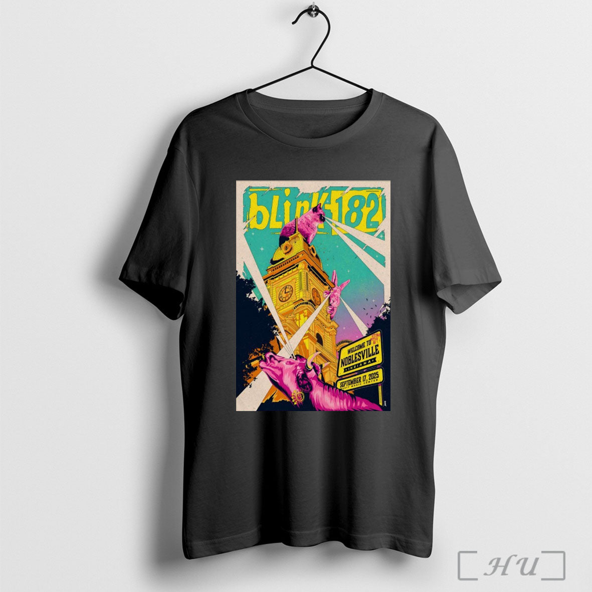 Officials Blink 182 September 17 2025 Ruoff Music Center In Noblesville In T Shirt