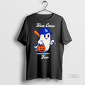 Officials Blue Crew Dodgers Happy Halloween Boo Ghost Tee Shirt Sweater