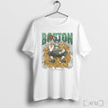 Officials Boston Celtics Dead Threads Skeleton Trophy T Shirt