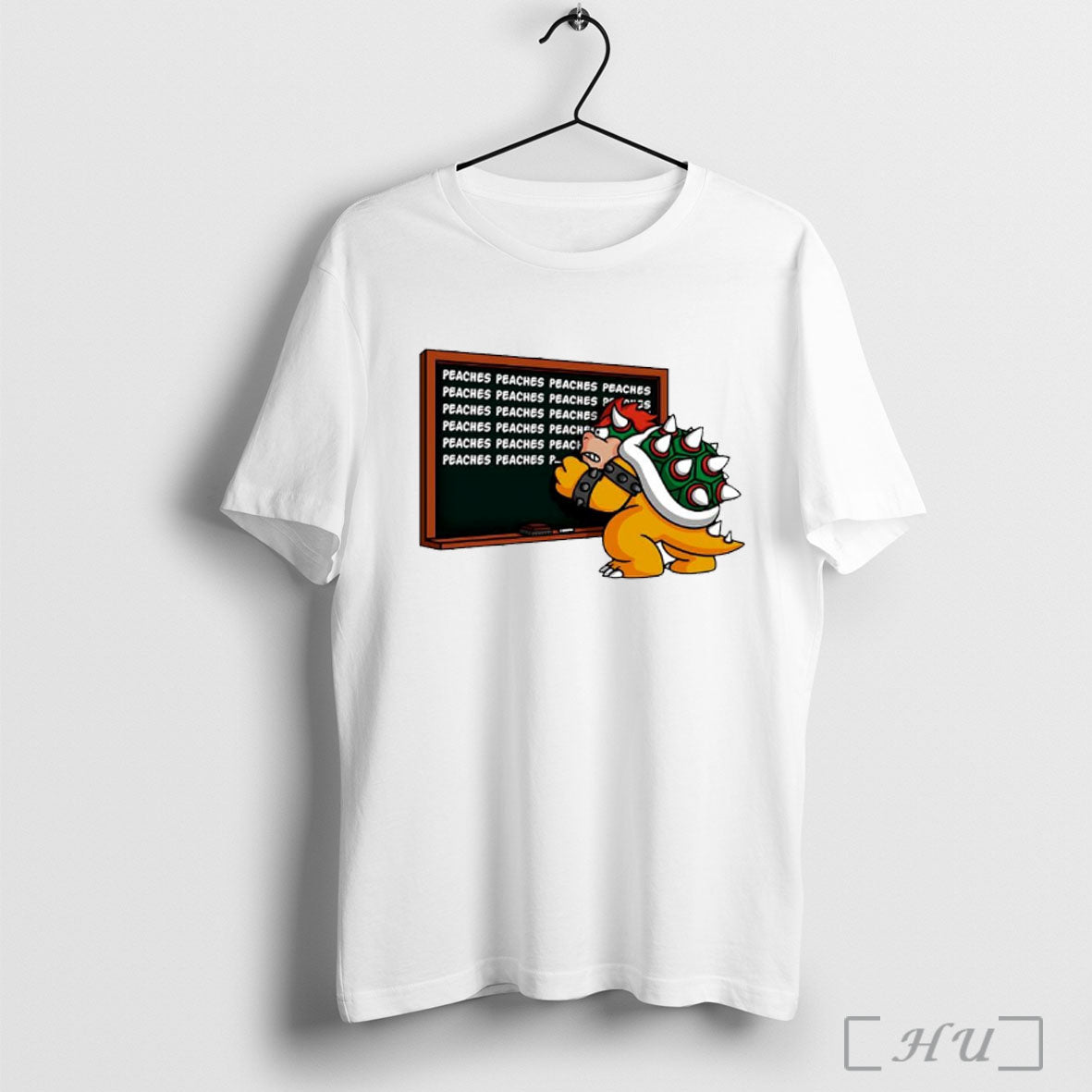 Officials Bowser Writing Peaches Peaches Peaches Orament Christmas T Shirt