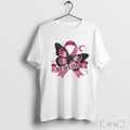 Officials Breast Cancer Survivor Pink Butterfly T Shirt