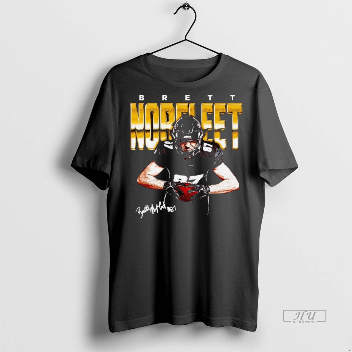 Officials Brett Norfleet College Bitmap Signature Tee Shirt Sweater