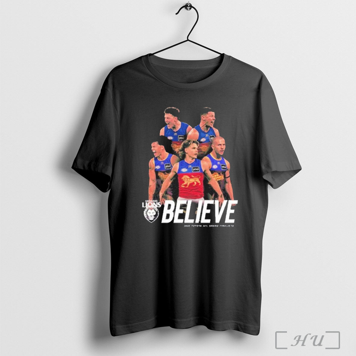 Officials Brisbane Lions 2025 Grand Finalists T Shirt