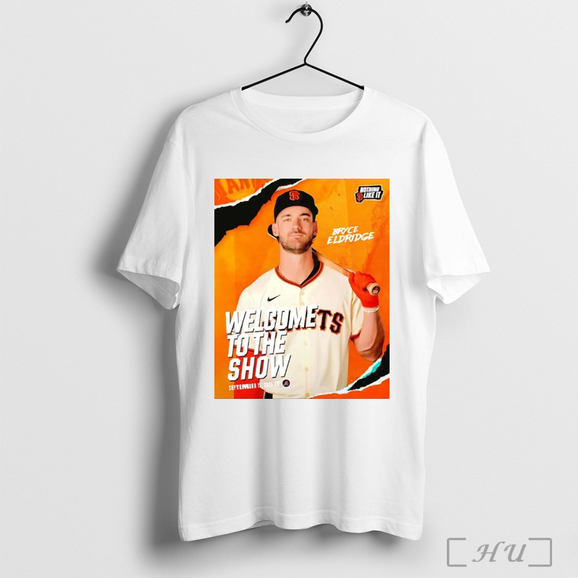 Officials Bryce Eldridge Welcome To The Show Sf Giants T Shirt