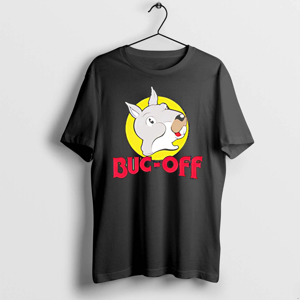 Officials Buc Off Beaver Cartoon Mascot Premium T Shirt
