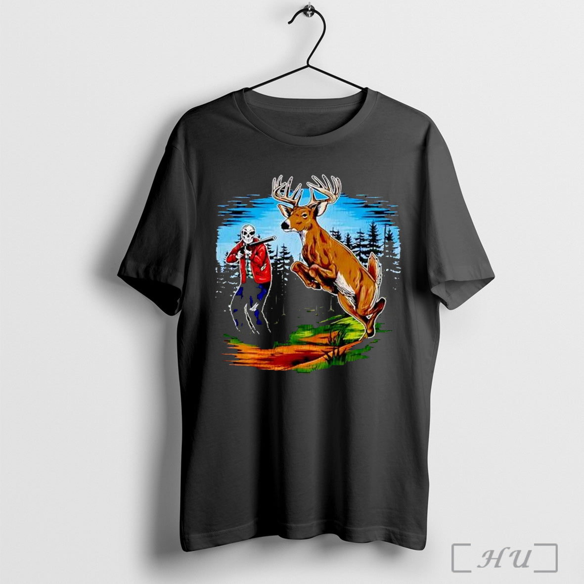 Officials Buck Stops Here Hunter Skeletons T Shirt