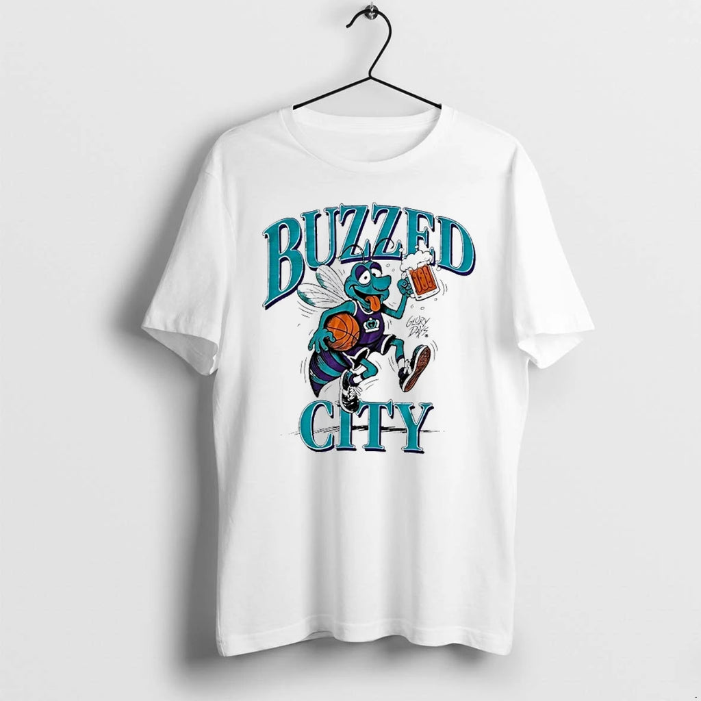 Officials Buzzed City Charlotte Hornets Basketball Mascot Premium T Shirt