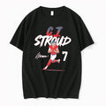 Officials C J Stroud Houston Texans Name Number Pose Signature Tee Premium T Shirt