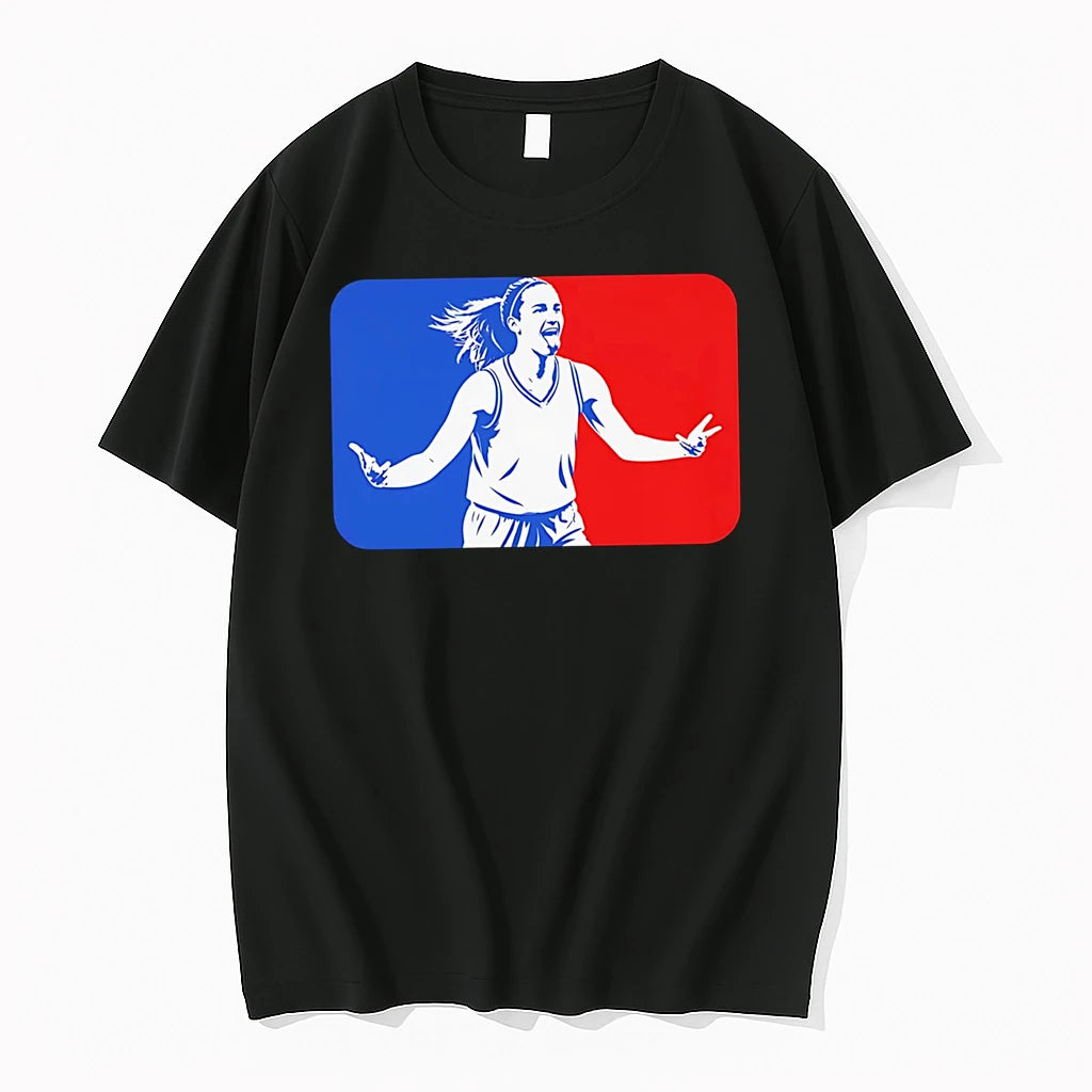 Officials Caitlin Clark Wnba Logo T Shirt Sweater