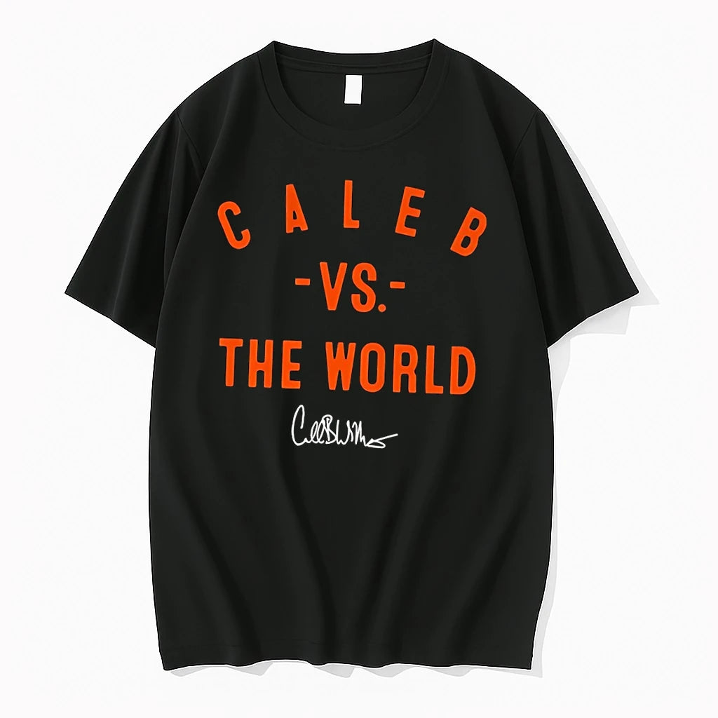 Officials Caleb Vs The World Signature Black Premium T Shirt