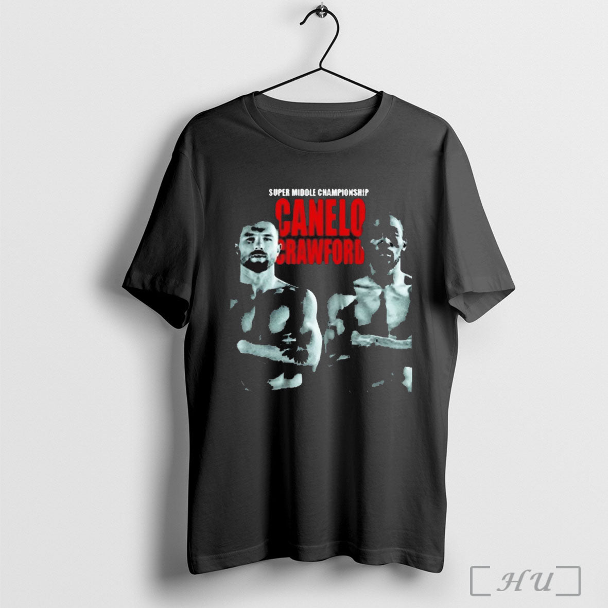 Officials Canelo Alvarez Vs Terence Crawford Super Middle Championship Painting T Shirt