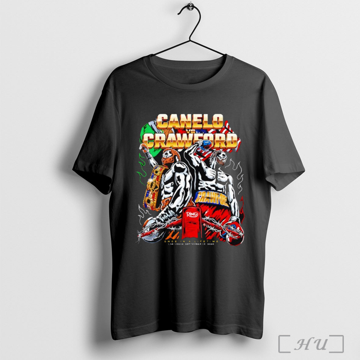 Officials Canelo Crawford Once In A Lifetime Las Vegas Sep 13 2025 T Shirt