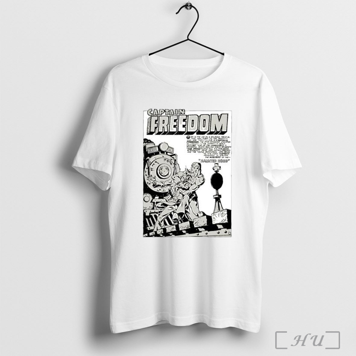 Officials Captain Freedom Comic Vintage T Shirt