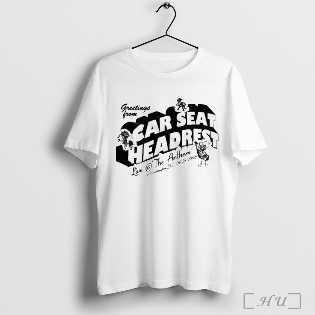 Officials Car Seat Headrest The Anthem Washington Dc June 28 2025 T Shirt