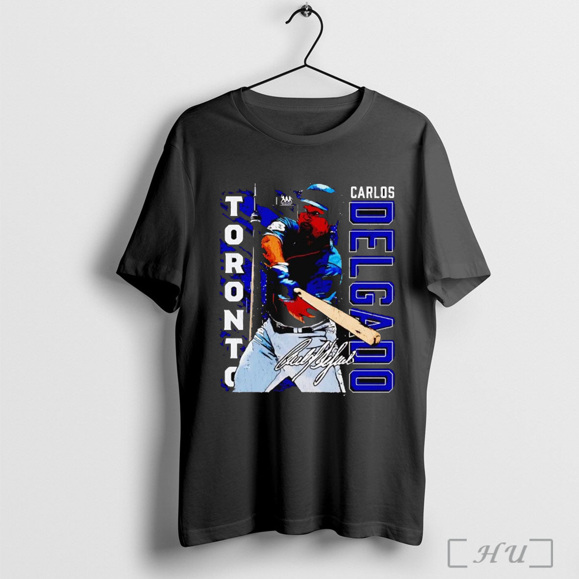 Officials Carlos Delgado Toronto Swing Signature T Shirt