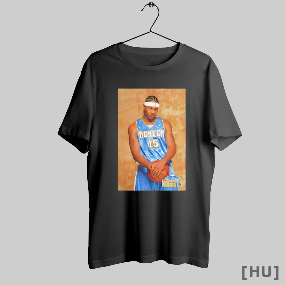 Officials Carmelo Anthony 15 Denver Nuggets Rookie Name And Number 2 Sided T Shirt