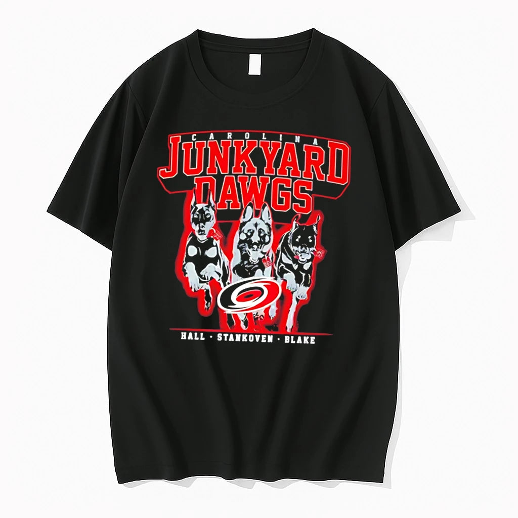 Officials Carolina Hurricanes Junkyard Dawgs Hall Stankoven Blake Tee T Shirt Sweater