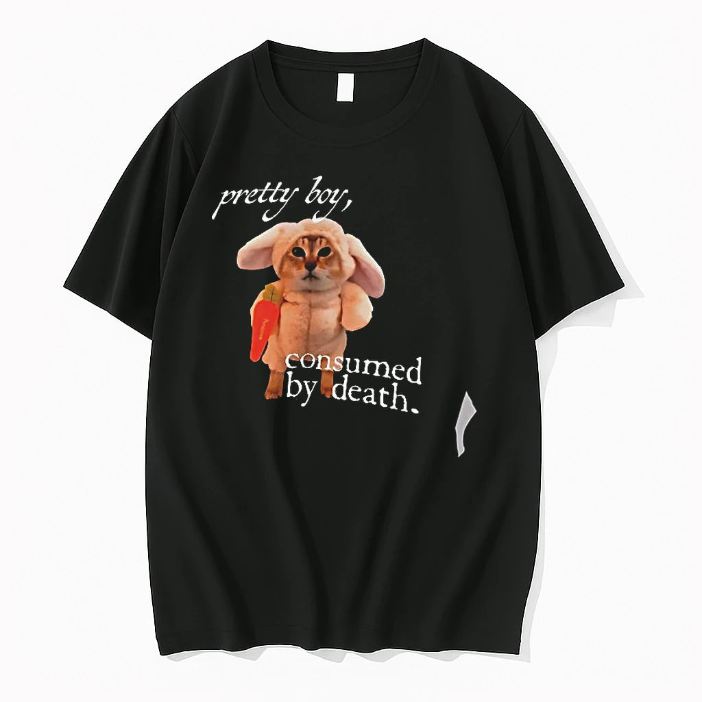 Officials Cat Pretty Boy Consumed By Death Premium T Shirt