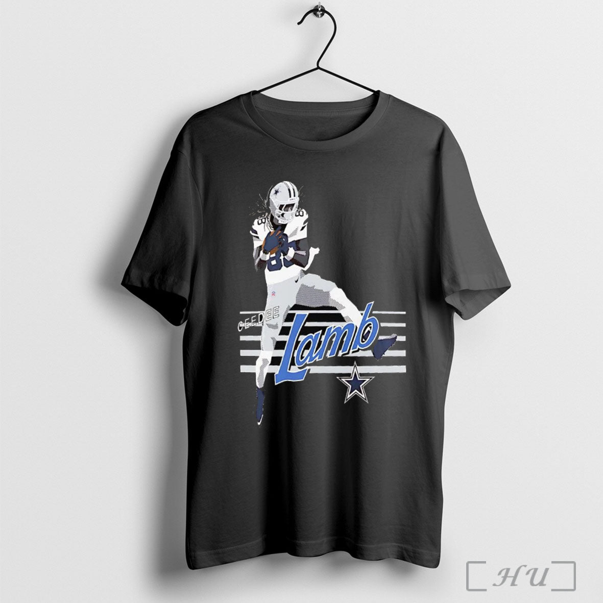 Officials Ceedee Lamb Running Dallas Cowboys T Shirt