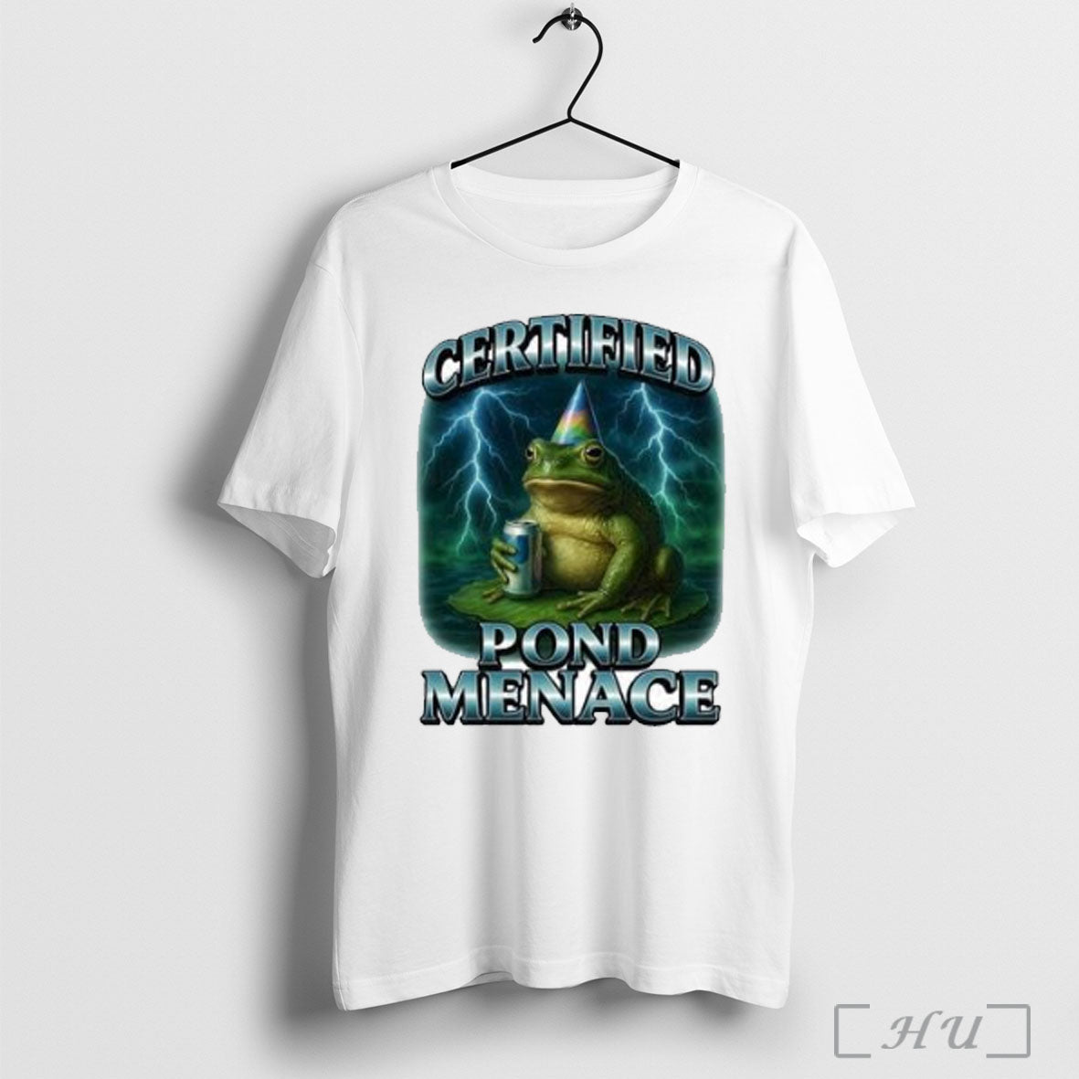 Officials Certified Pond Menace Funny Bullfrog T Shirt